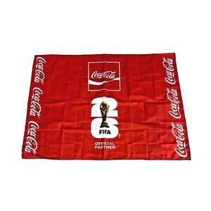 FIFA World Cup 2026 Soccer Futbol Coca-Cola Fan Flag / Cape / Wrap NEW
